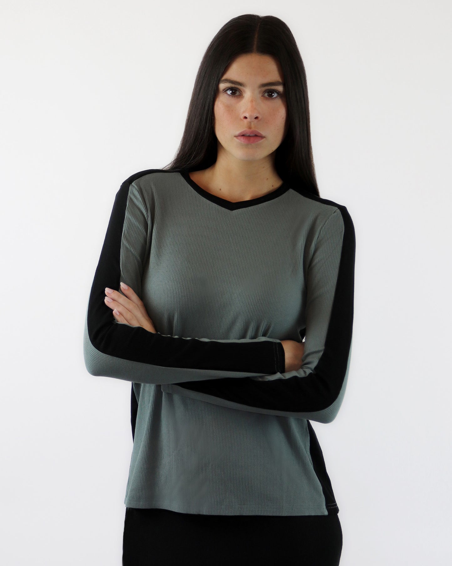 Contrast V Tee