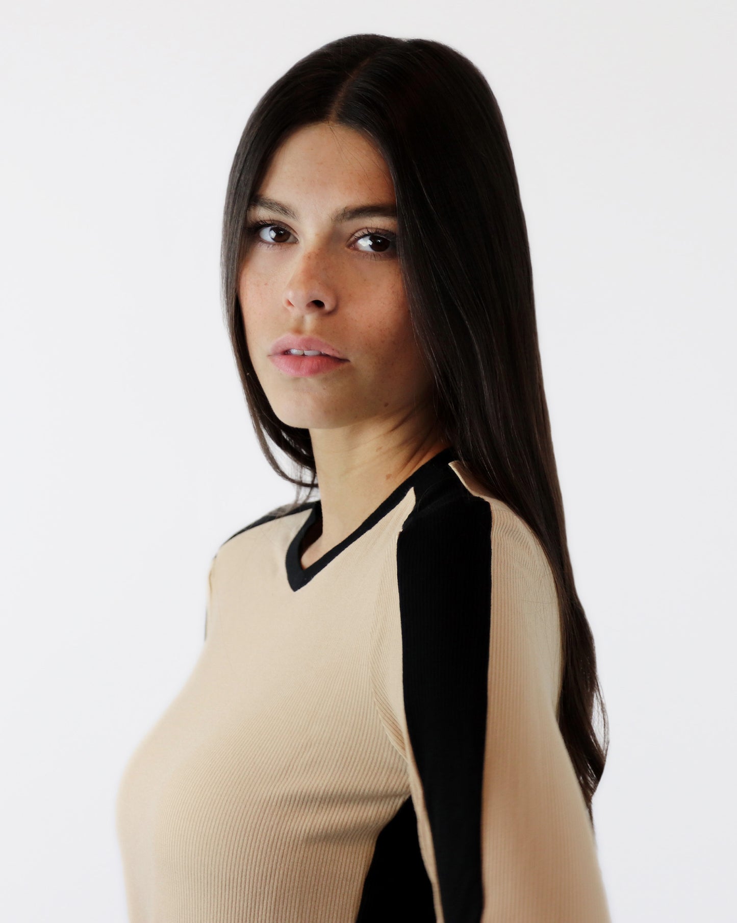 Contrast V Tee