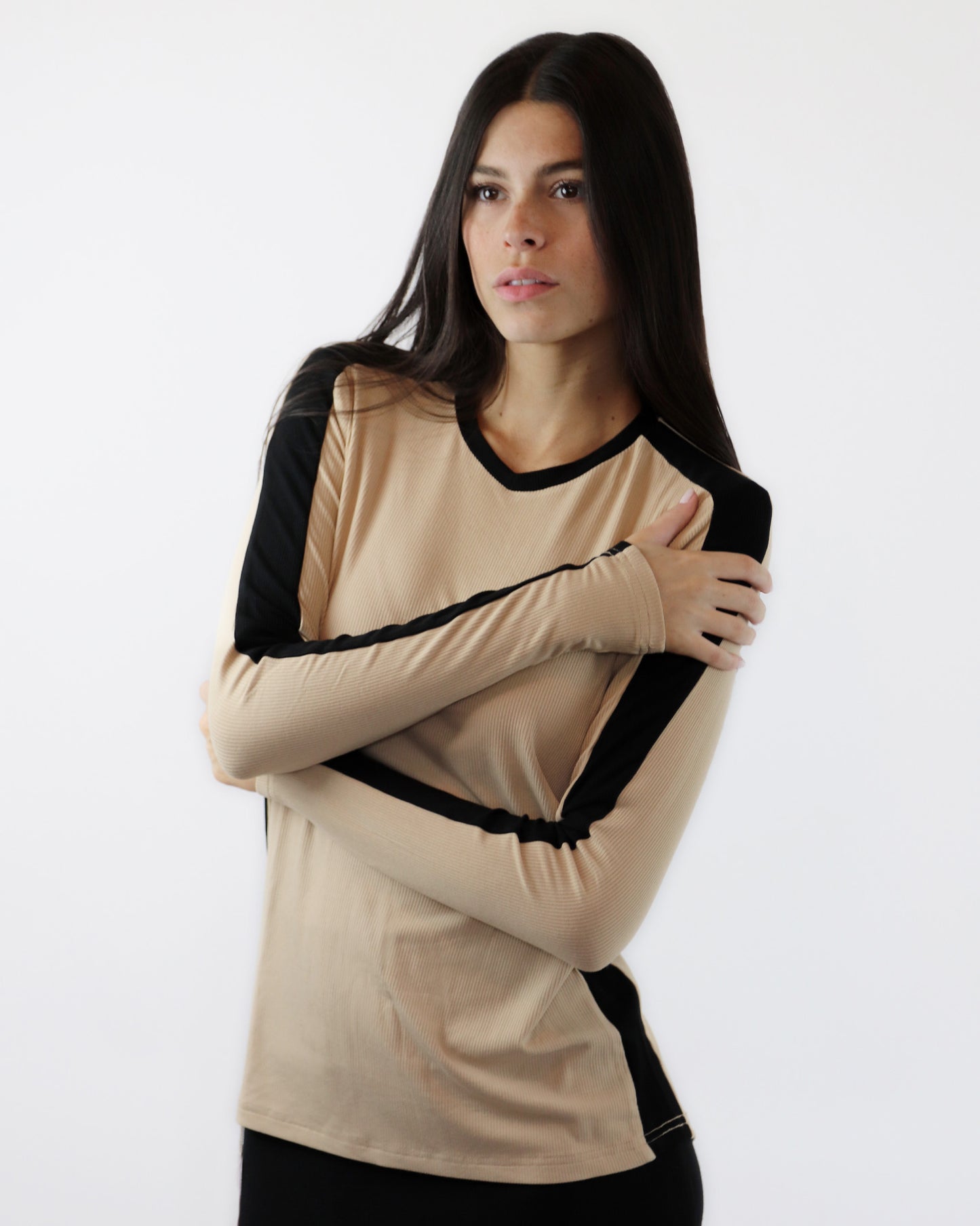 Contrast V Tee