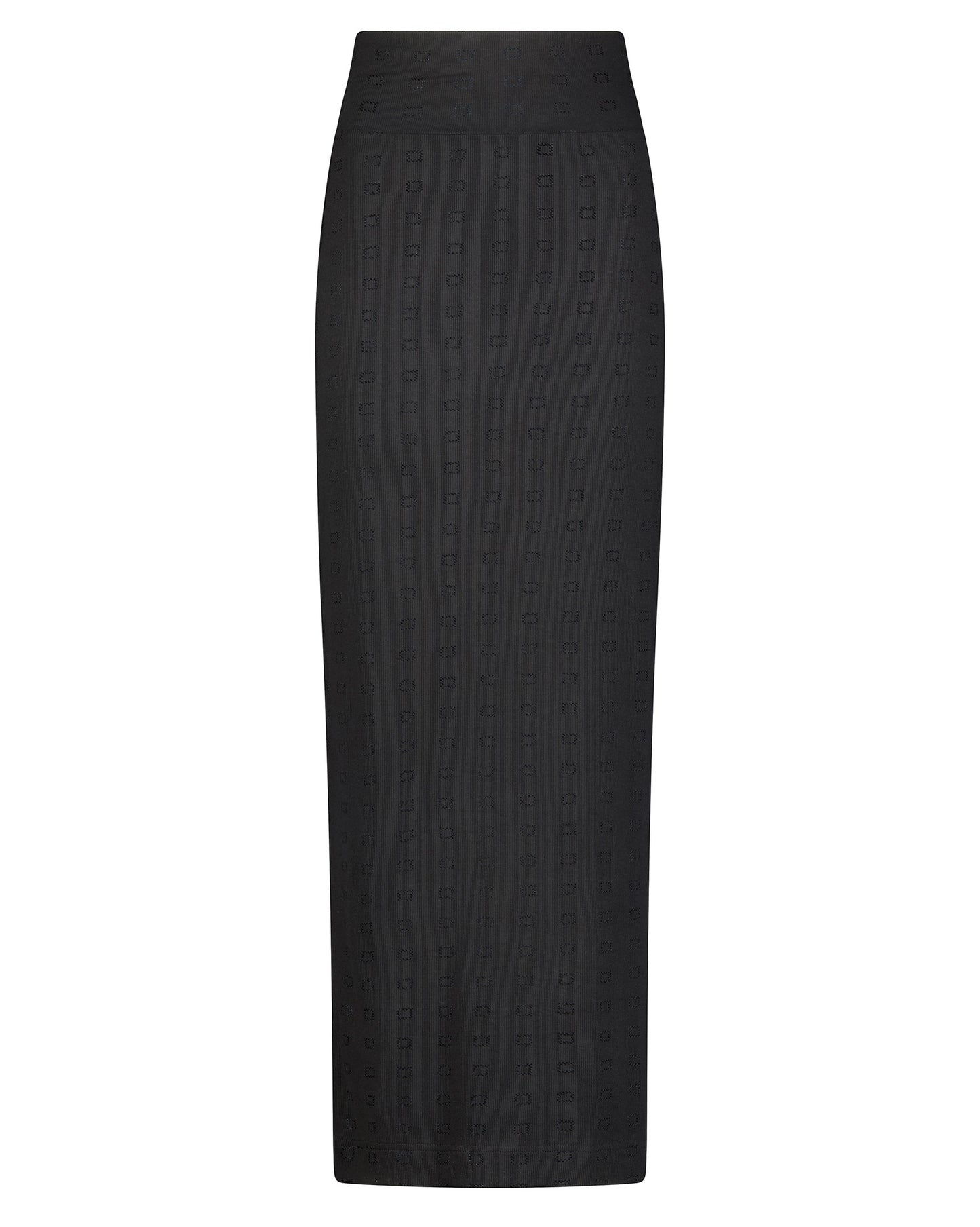 Foil Maxi Pencil skirt