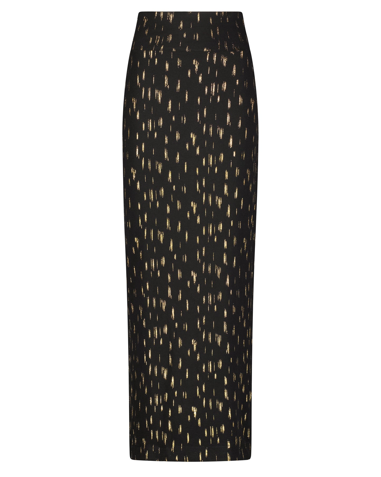 Foil Maxi Pencil skirt