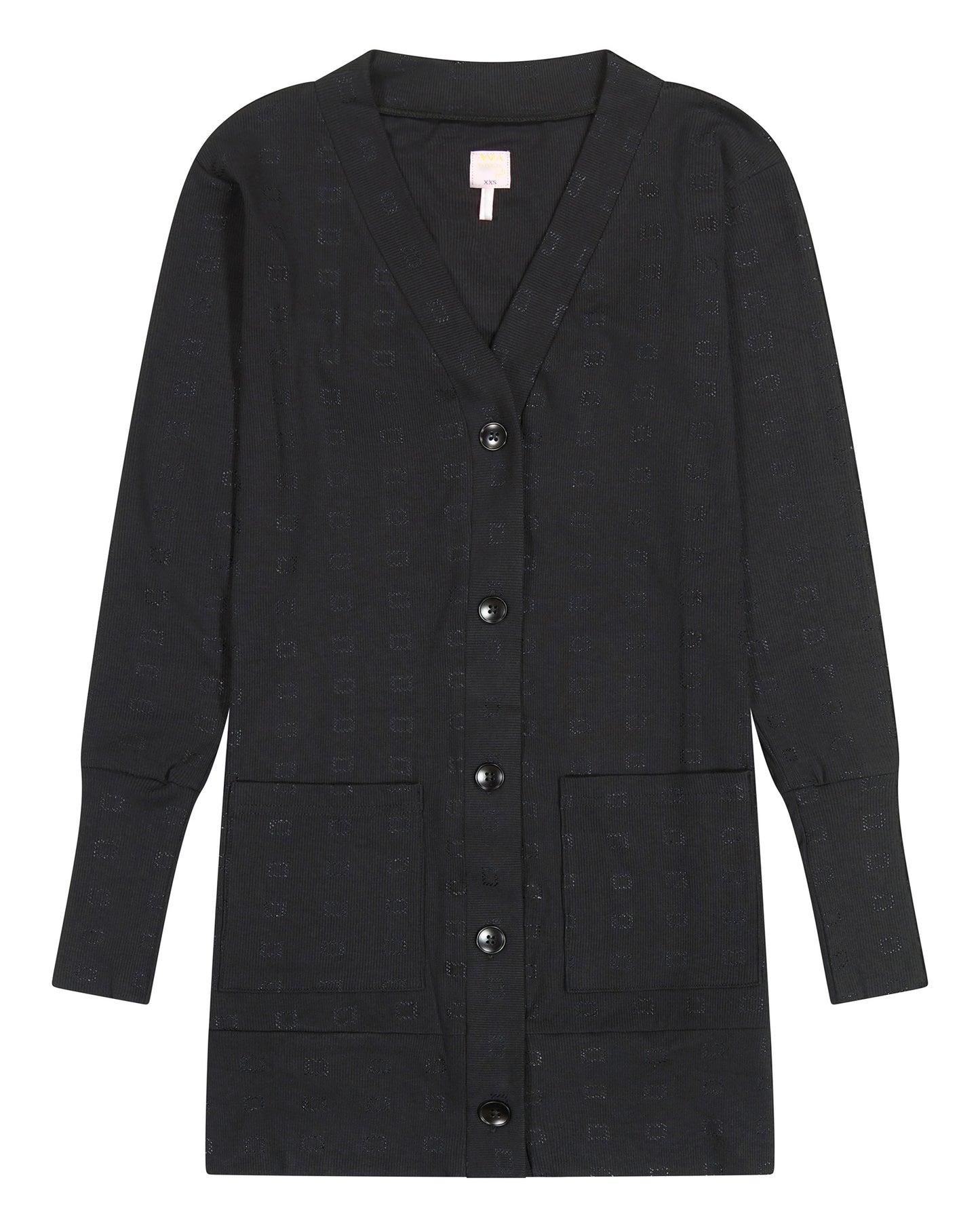 Long Foil Cardigan