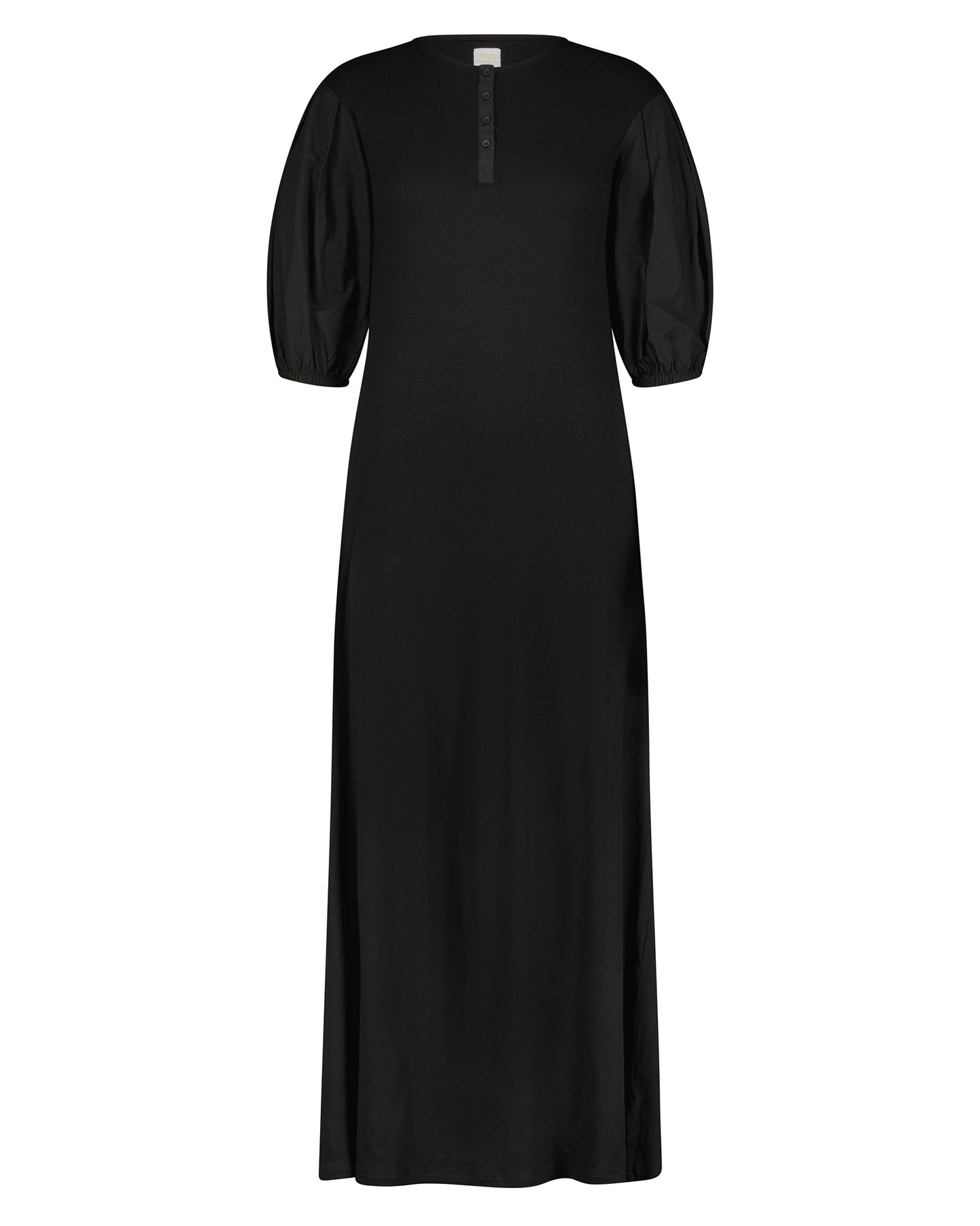 Puff Sleeve Henley Dress