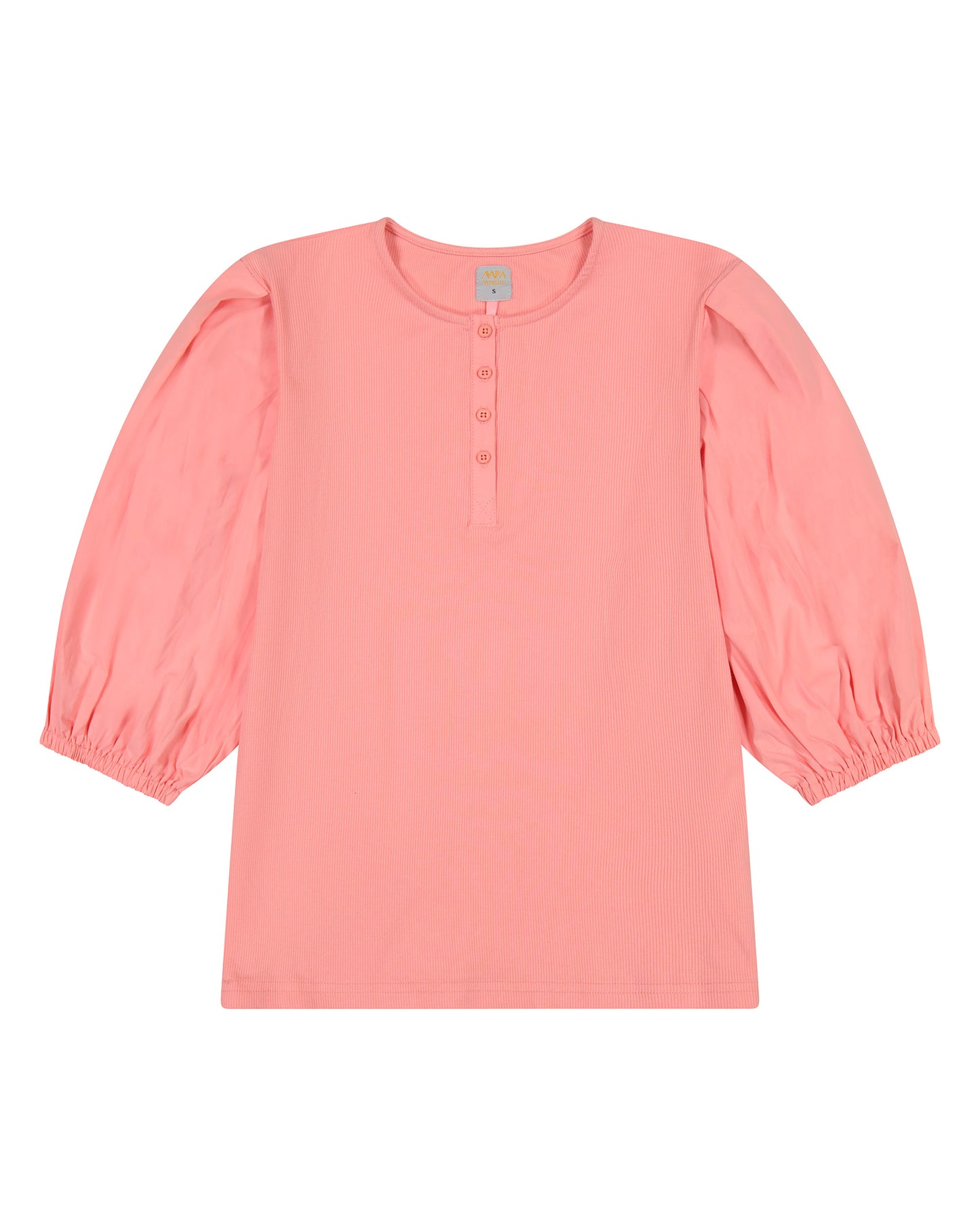 Puff Sleeve Henley