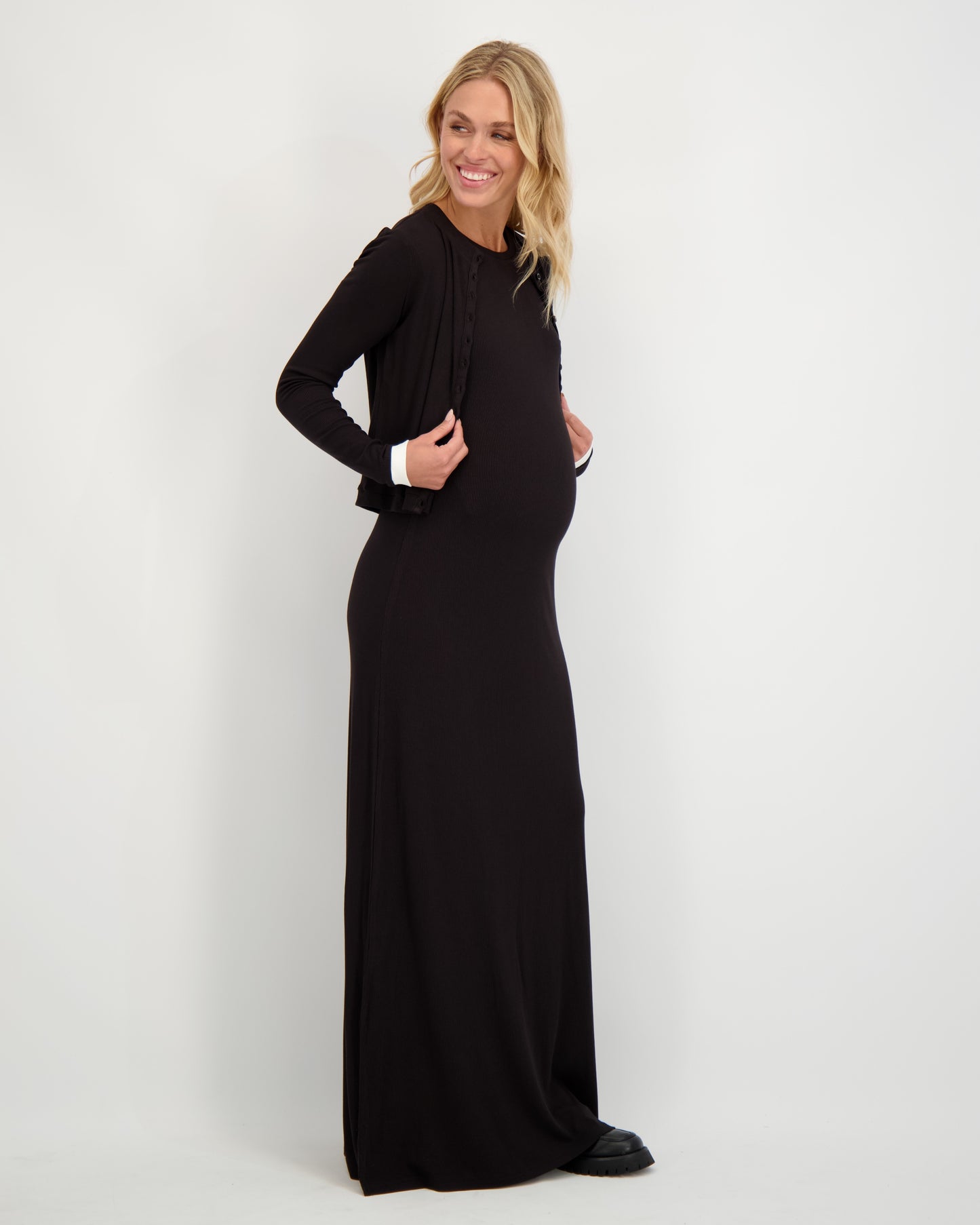 Paris Maternity Maxi Dress