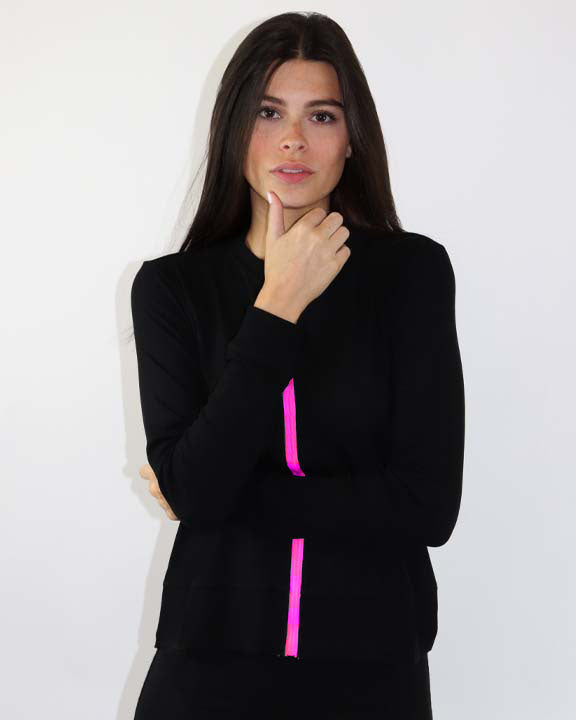 Long Back Zip Tee