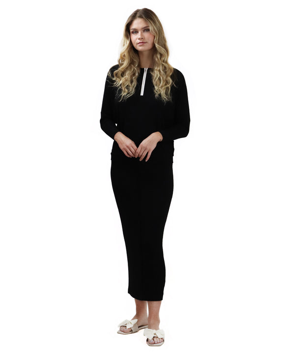 Reverse Maxi Pencil Skirt