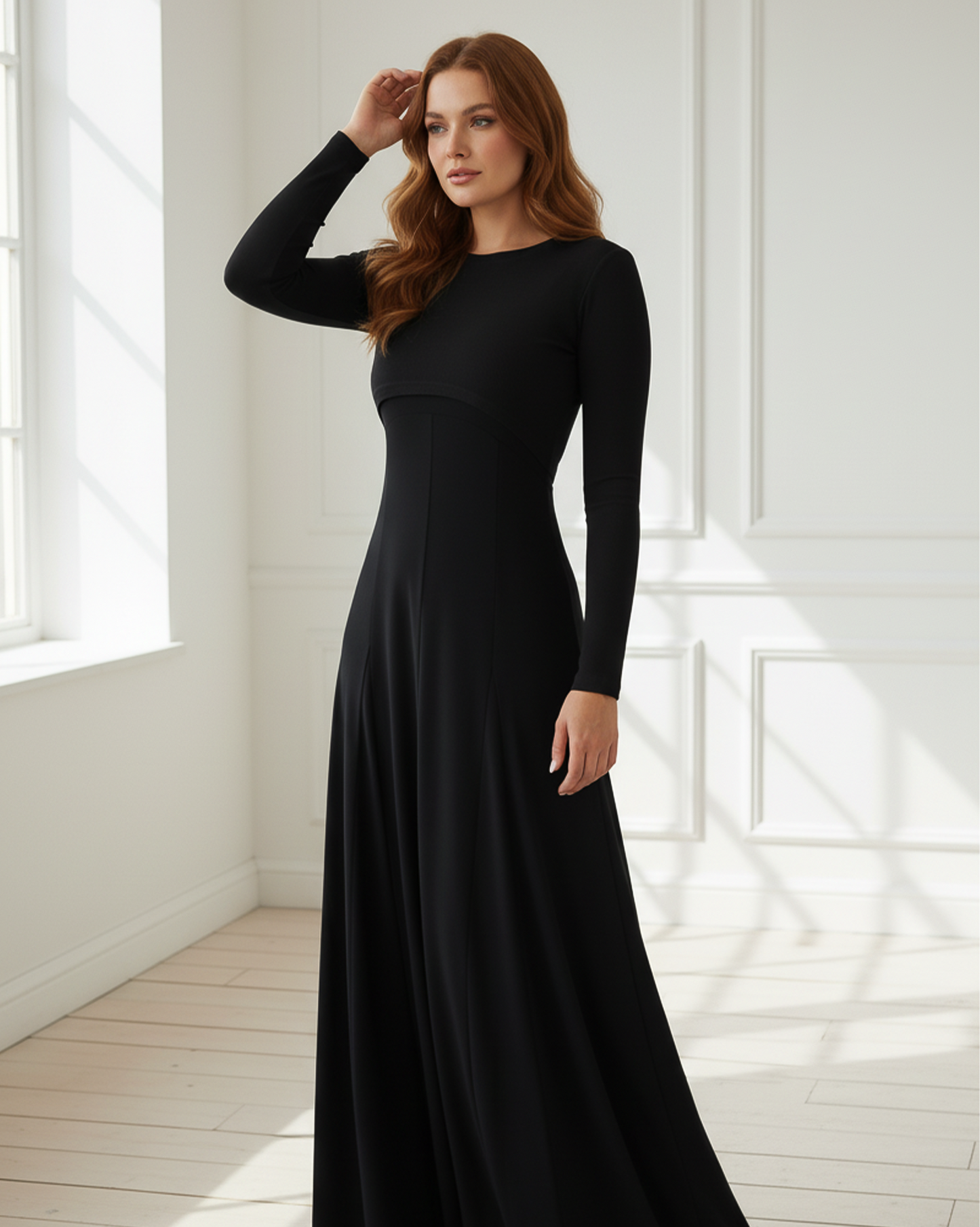 Crop Maxi Overlay Dress