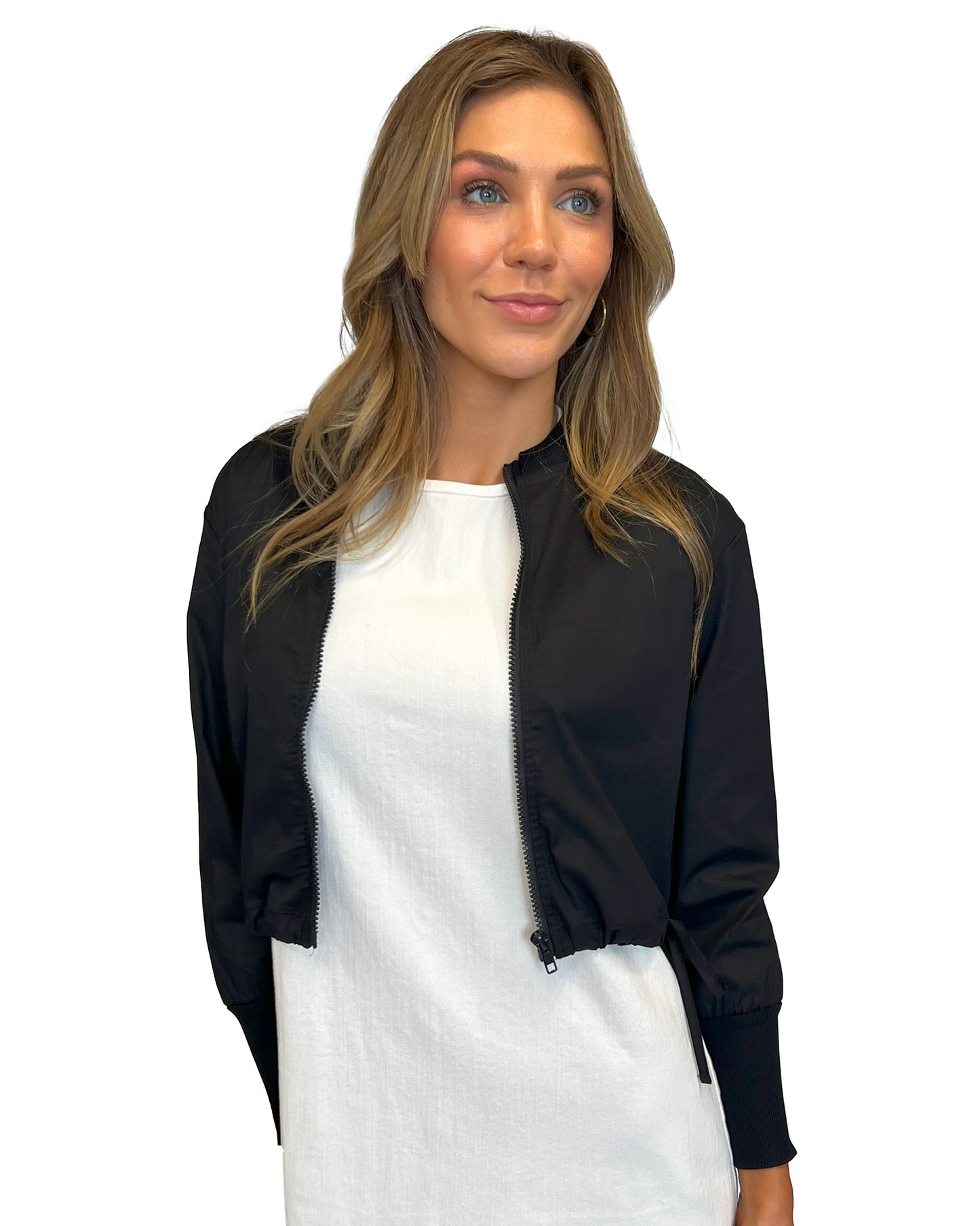 Crop Zip Blouse