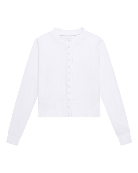 Mini Rib Cardigan Tee