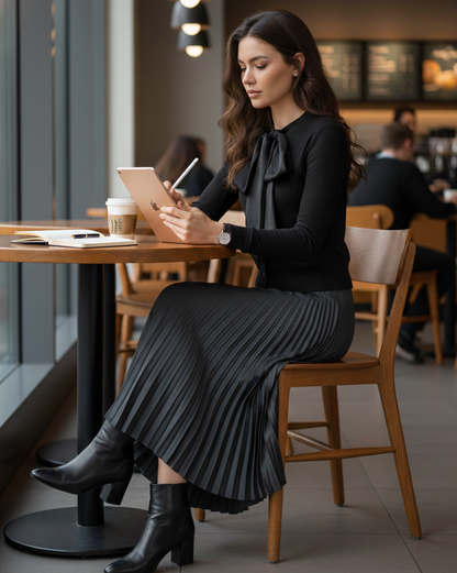 Milan Bow Cardigan