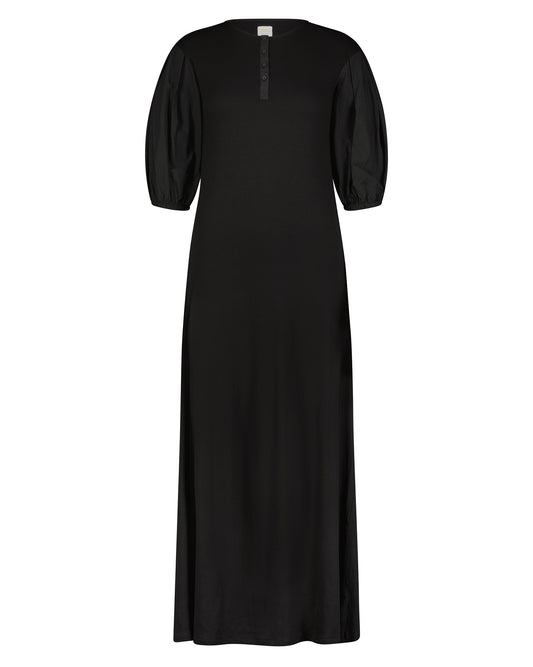 Puff Sleeve Henley Dress