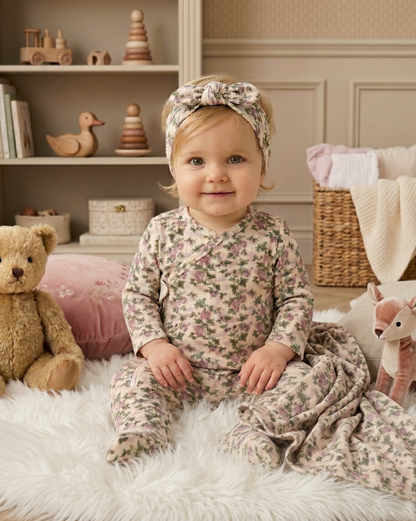 The Bedtime Bestie Baby Layette and Blanket