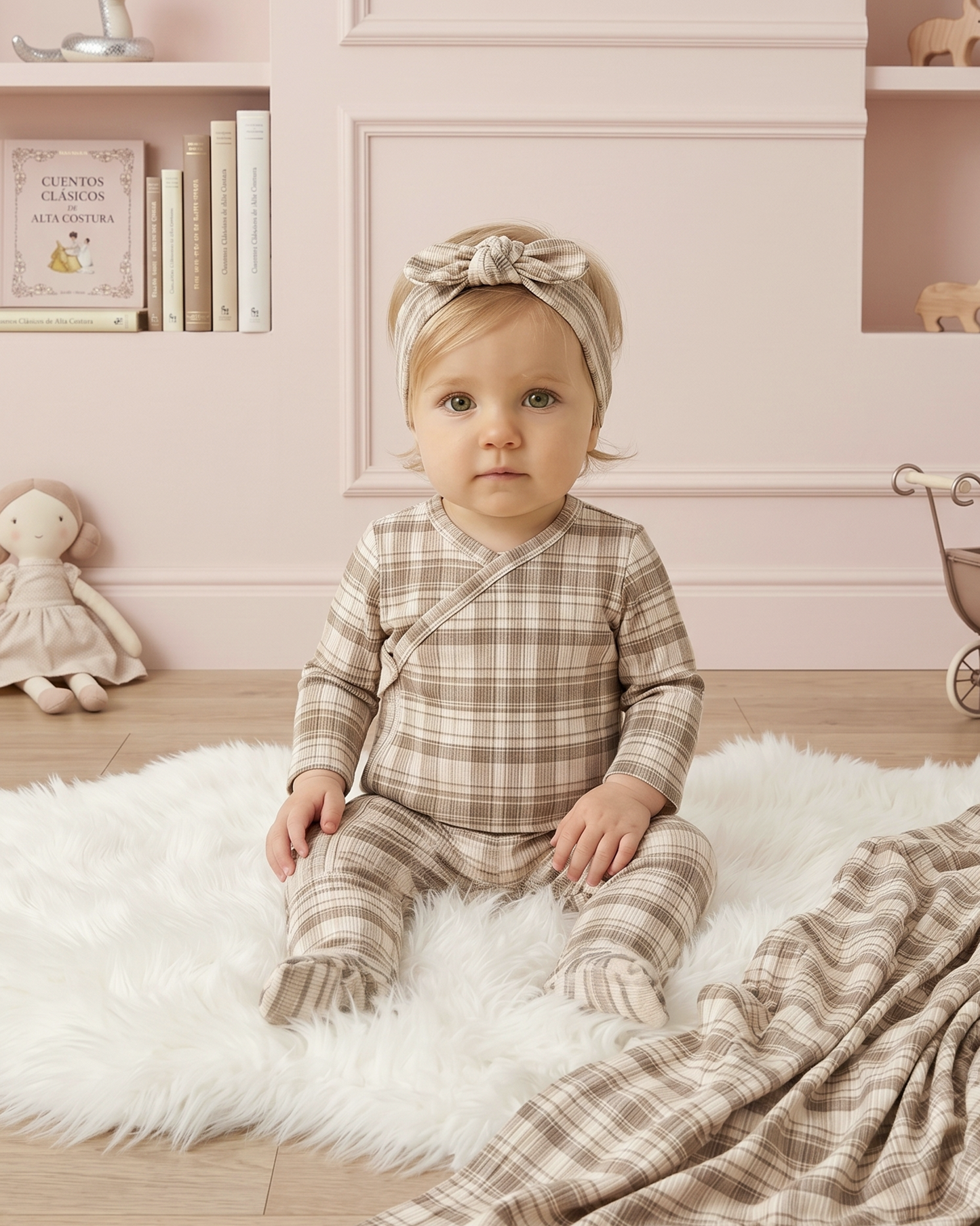 The Bedtime Bestie Baby Layette and Blanket