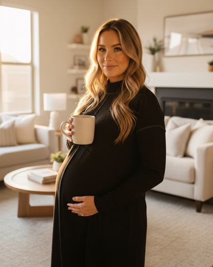 Yume Reversed Seam Maxi  Dress